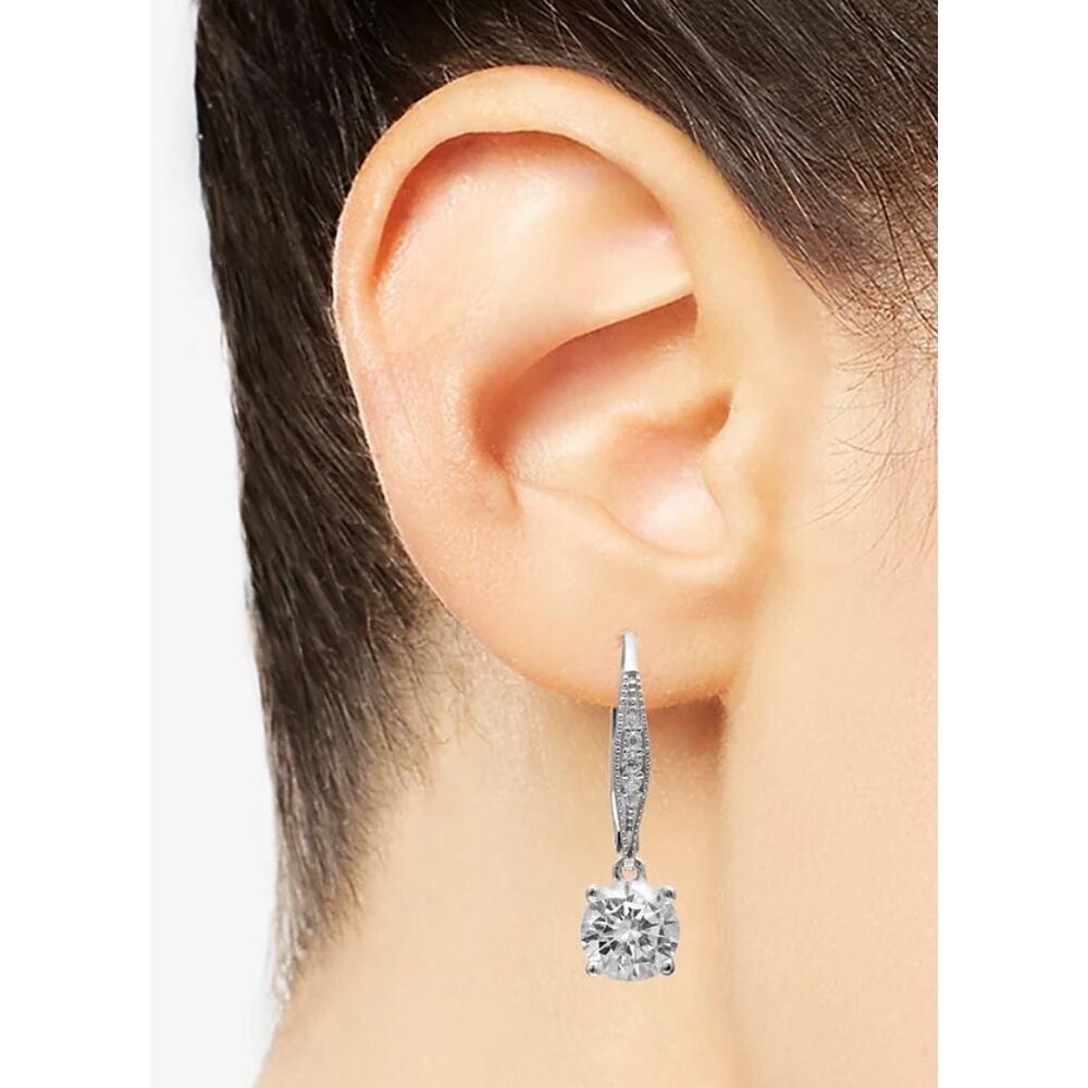 Giani Bernini Cubic Zirconia Earrings in Sterling Silver - Picture 3 of 3